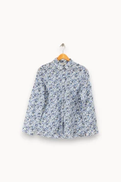 Discount Caroll Chemise e et blanche - Taille XL/42 Bleu