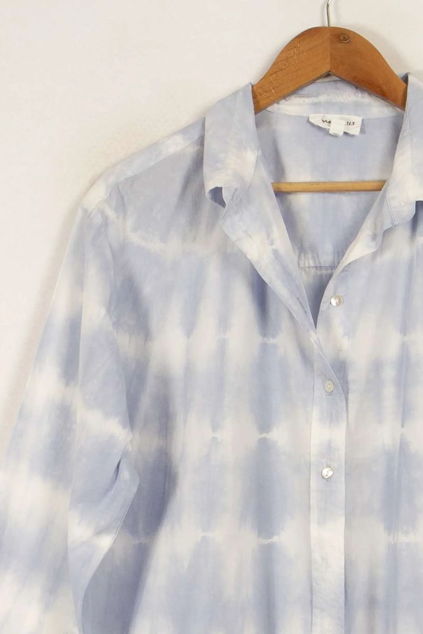 Cheap Maison 123 Chemise e et blanche - Taille S/36 Bleu