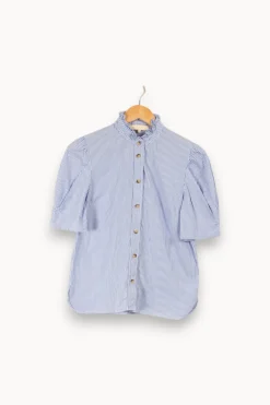 Cheap Vanessa Bruno Chemise e rayée - Taille M/38 Bleu