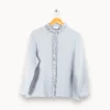 Hot Laura Laval Chemise Clementine gaze de coton - S/36 bleu