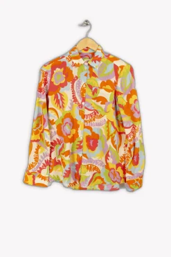 Best Sale Sézane Chemise colorée - XXS / 32 Multicolore