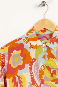 Best Sale Sézane Chemise colorée - XXS / 32 Multicolore