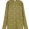 Hot Ines de la Fressange Paris Chemise Falco kaki - 36 Vert