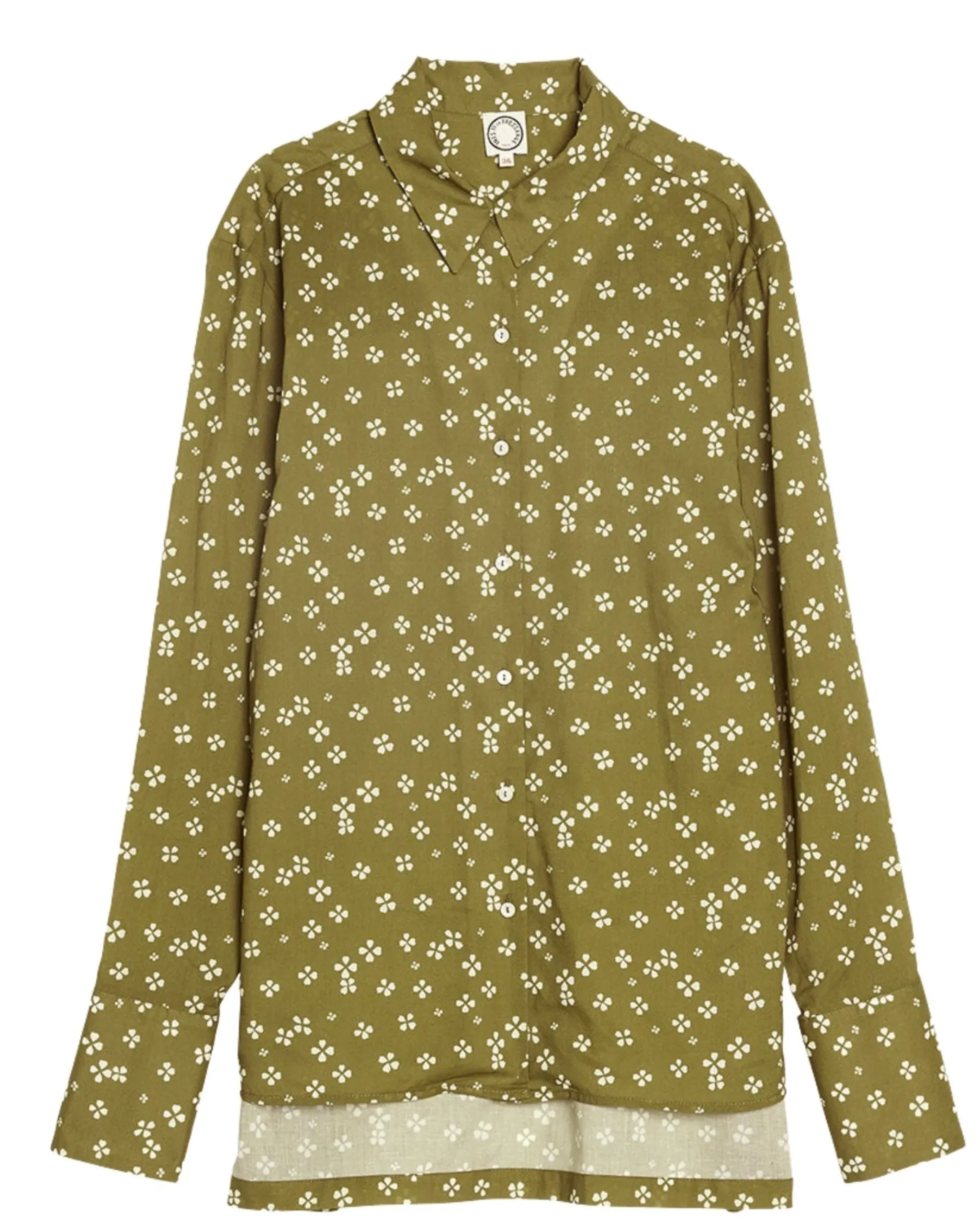 Cheap Ines de la Fressange Paris Chemise Falco kaki - 36 Vert