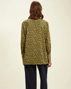 Cheap Ines de la Fressange Paris Chemise Falco kaki - 36 Vert