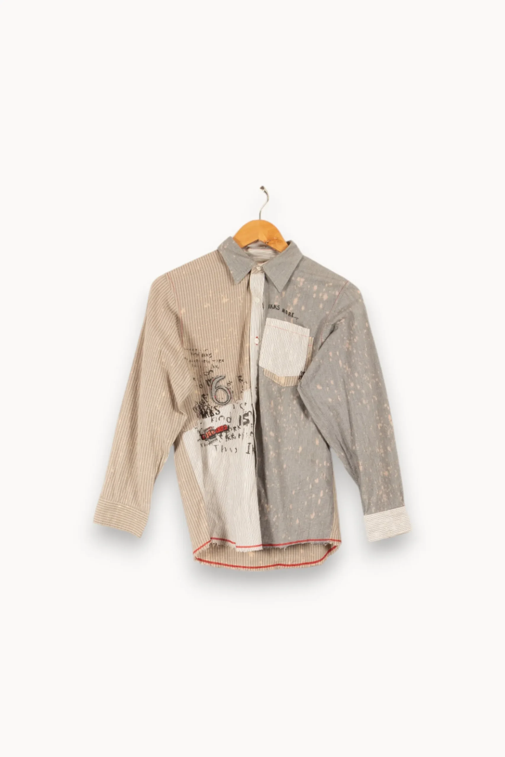 Flash Sale IKKS Chemise e à motifs - Taille XS/34 Gris
