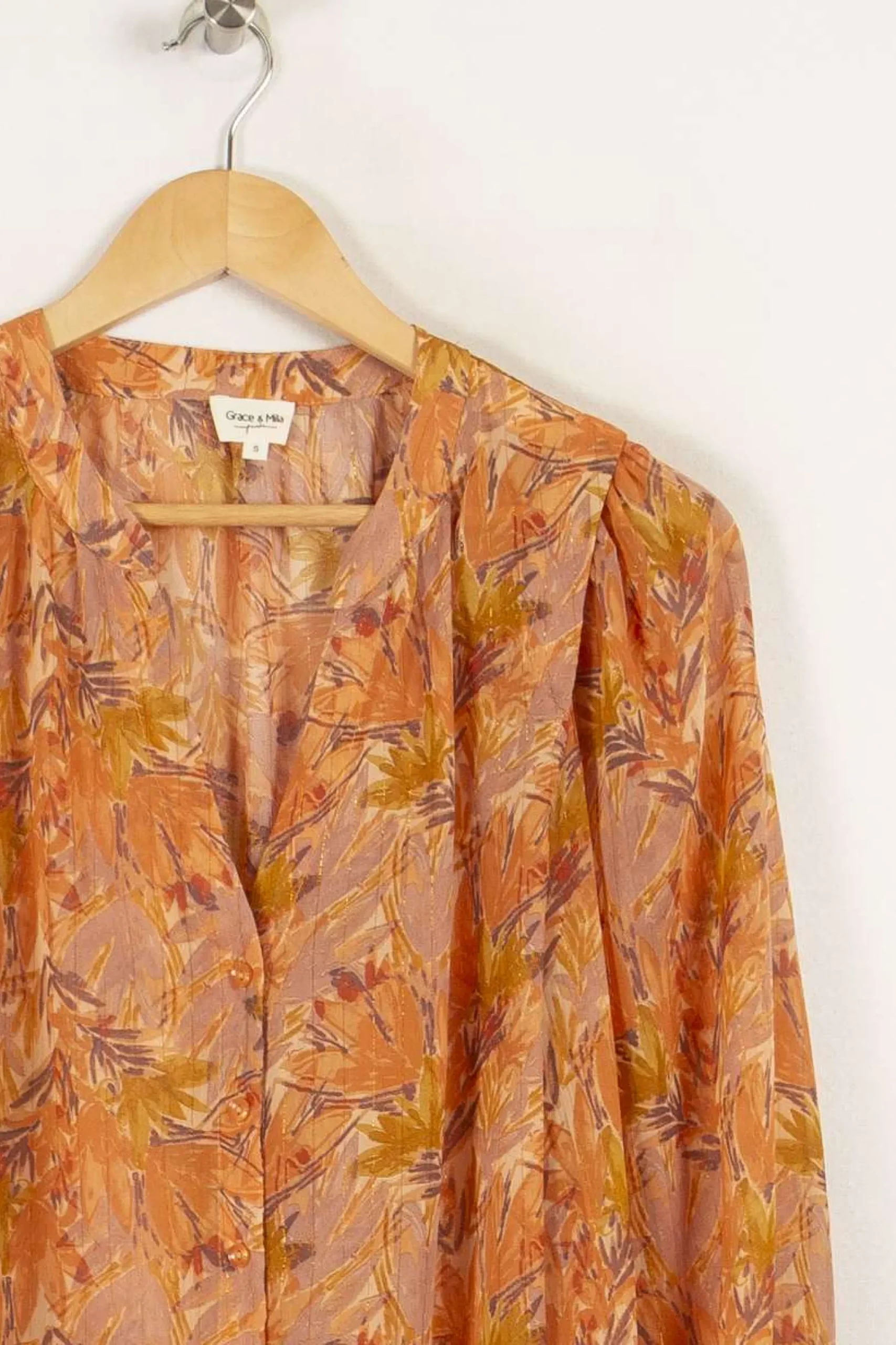 Flash Sale Grace & Mila Chemise légère - Taille S/36 Orange