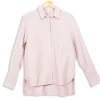 Shop Ines de la Fressange Paris Chemise manches longues à carreaux s - 36 Rose