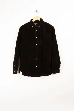 Outlet Côtelé Paris Chemise milleraie e - XS/34 Noir