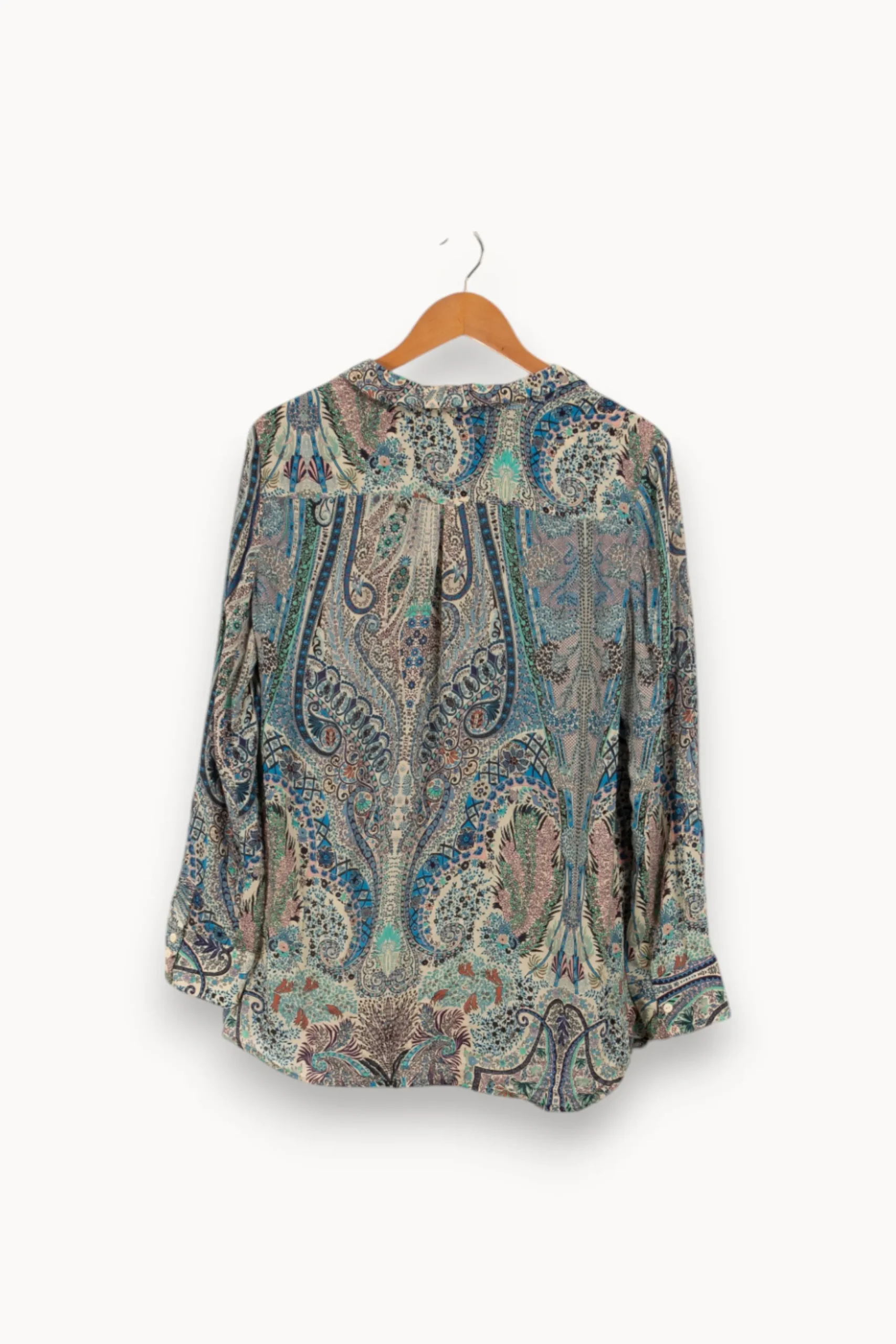 Clearance ba&sh Chemise multicolore à motifs - Taille L/40 Bleu