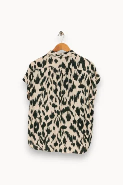 Outlet La Petite Etoile Chemise multicolore - Taille S/36 Vert