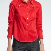 Clearance Ines de la Fressange Paris Chemise Myrna - 34 Rouge