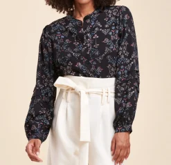 Flash Sale La Fée Maraboutée Chemise e à motif multicolore - 40 Noir