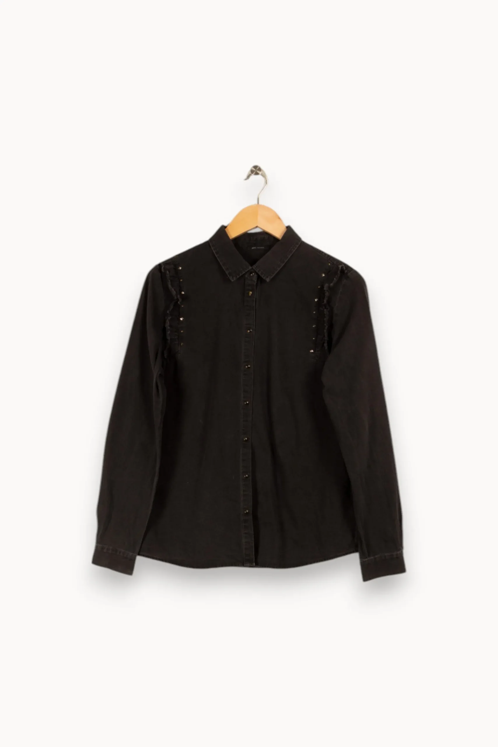 New IKKS Chemise e - Taille L/40 Noir