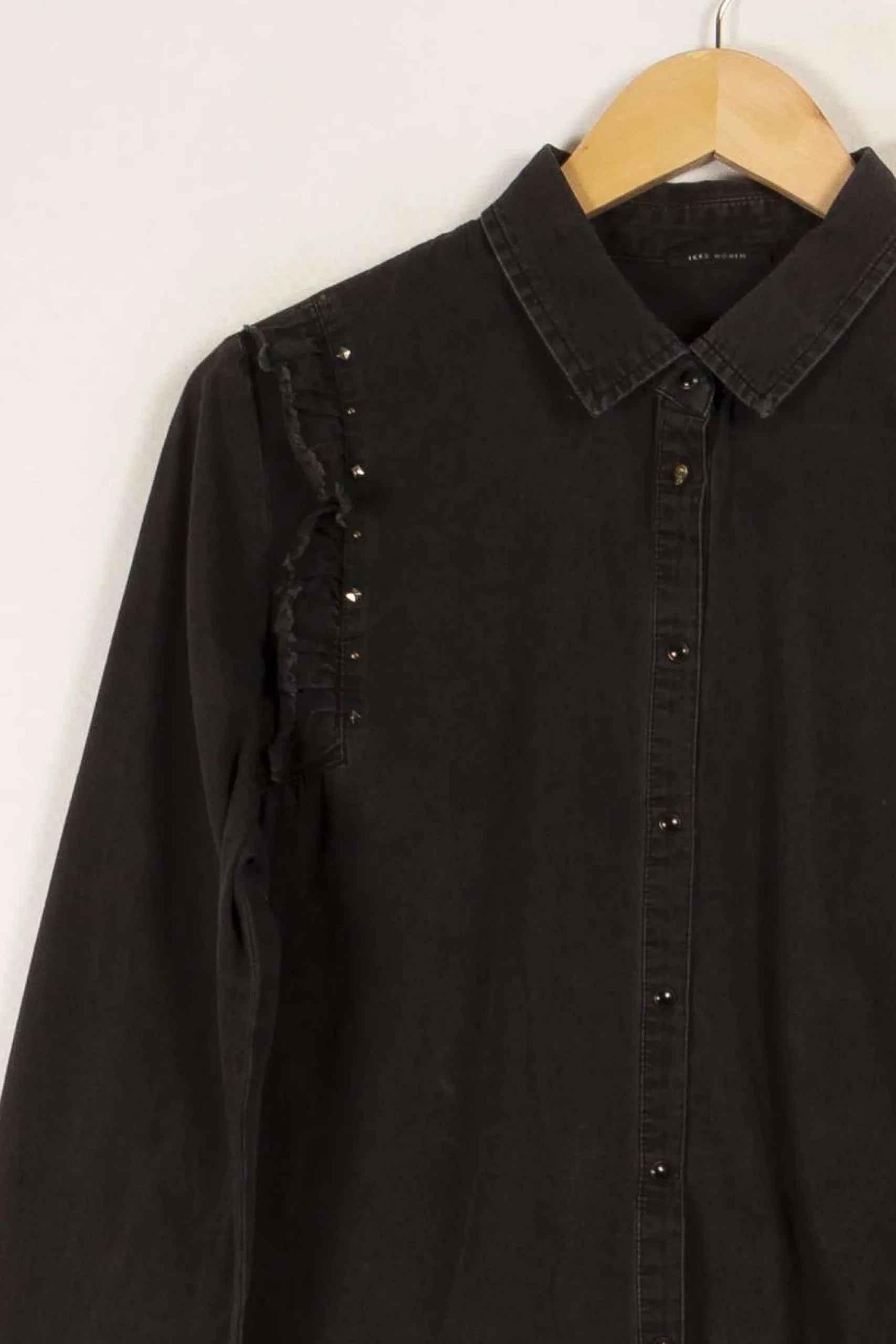 New IKKS Chemise e - Taille L/40 Noir