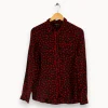 Online Caroll Chemise e et rouge - Taille S/36 Noir