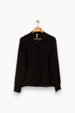 Best Sale I.Code Chemise e semi-transparente - Taille XL/42 Noir