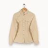 Online Sézane Chemise épaisse - Taille M/38 Beige
