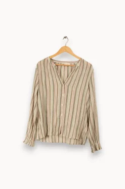 Outlet La Petite Etoile Chemise rayée - Taille L/40 Multicolore