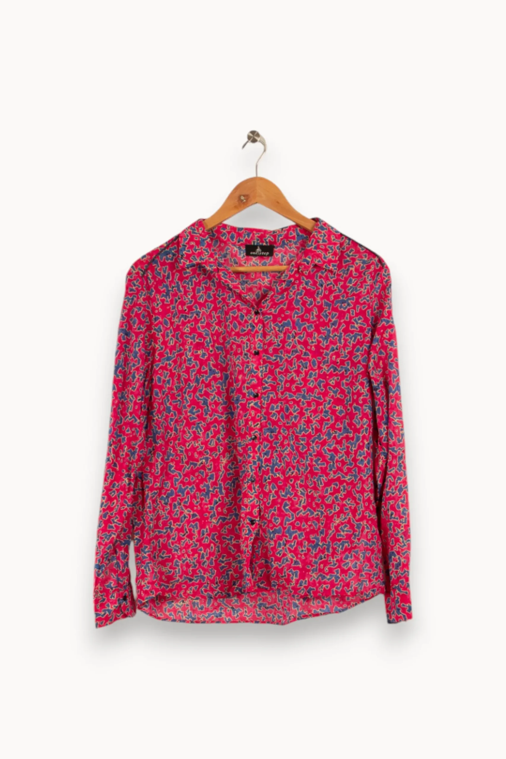 Sale One Step Chemise à motifs - Taille XL/42 Rose
