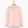 Hot One Step Chemise rayée - Taille XS/34 Rose
