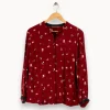 Hot Comptoir des Cotonniers Chemise à motifs - Taille S/36 Rouge