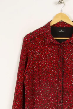 New One Step Chemise à motifs - Taille XXL/44 Rouge