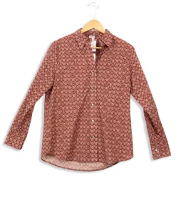 Best Sale Ines de la Fressange Paris Chemise à motifs blancs - 36 Rouge