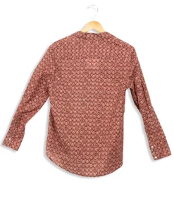 Sale Ines de la Fressange Paris Chemise à motifs blancs - 36 Rouge