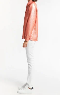 Outlet Ines de la Fressange Paris Chemise Tosca à sequins - 36 Rose