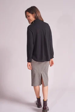 Clearance La Fée Maraboutée Chemise unie - S/36 Noir
