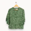 Outlet Stella Forest Chemise e à motifs - Taille S/36 Vert