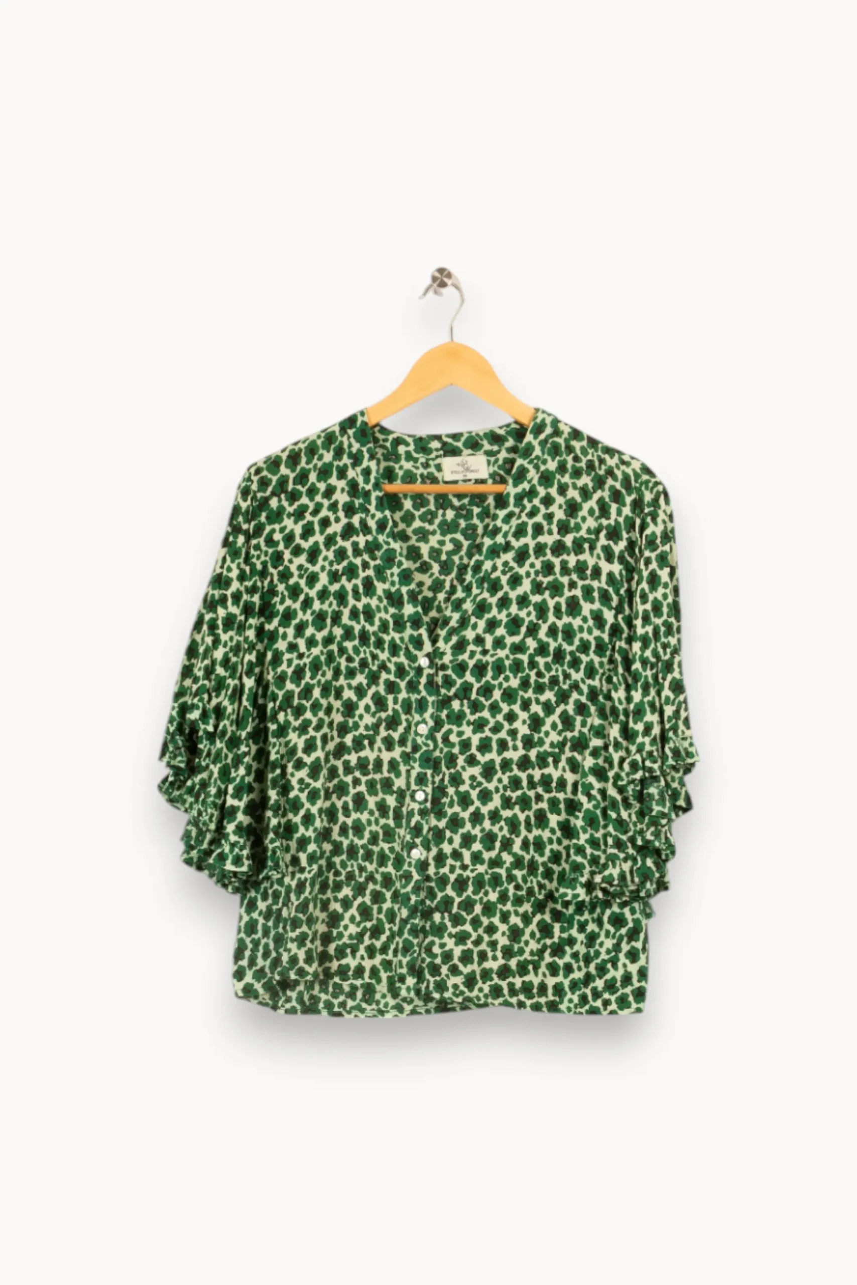 Outlet Stella Forest Chemise e à motifs - Taille S/36 Vert