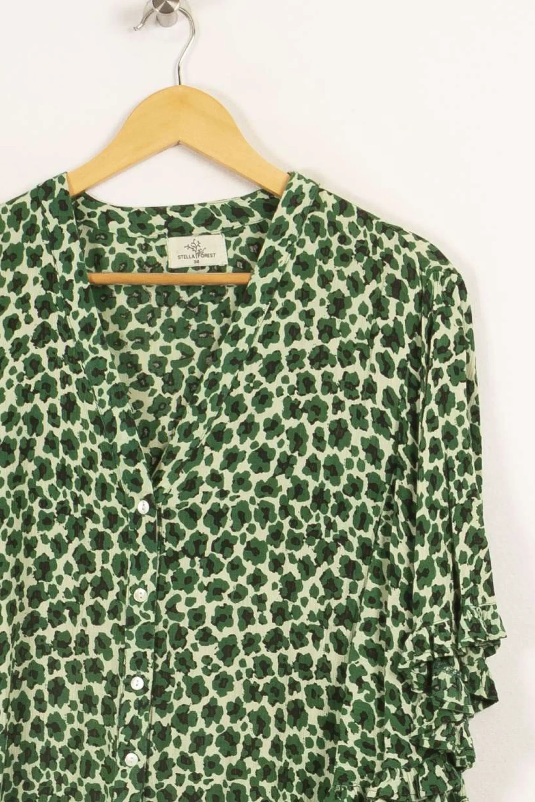 Outlet Stella Forest Chemise e à motifs - Taille S/36 Vert