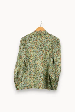 Fashion Sandro Chemise e à motifs - Taille S/36 Vert