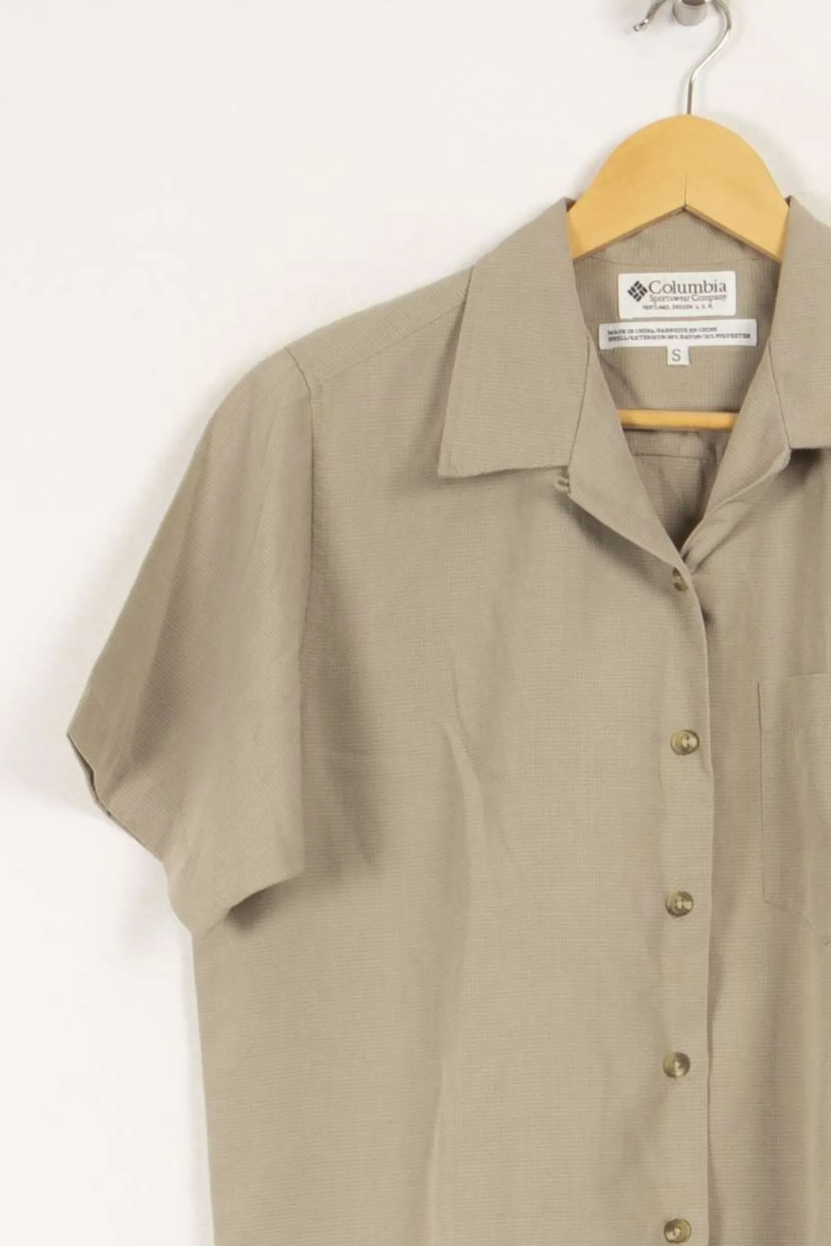 New Columbia Chemise e - Taille S/36 Vert