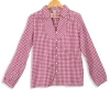 Fashion Ines de la Fressange Paris Chemise te à carreaux - 36 Violet