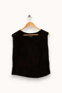 Clearance Zadig&Voltaire Débardeur sans manches - Taille M/38 Noir