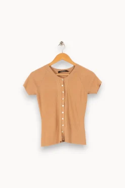 Sale Caroll Gilet - L/40 Marron