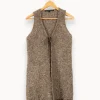 Outlet La Fée Maraboutée Gilet - M/38 Gris