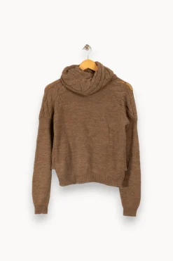 Discount La Fée Maraboutée Gilet - S/36 Marron