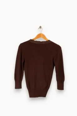 Sale Caroll Gilet - S/36 Marron
