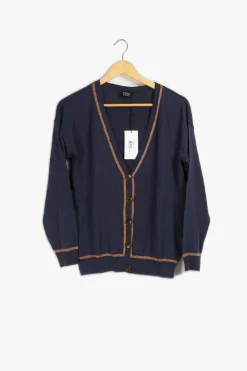 Fashion Ekyog Gilet Badice - Marine - S Bleu