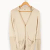 Hot Comptoir des Cotonniers Gilet - Taille S/36 Beige