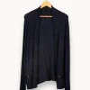 Shop Caroll Gilet foncé - Taille L/40 Bleu