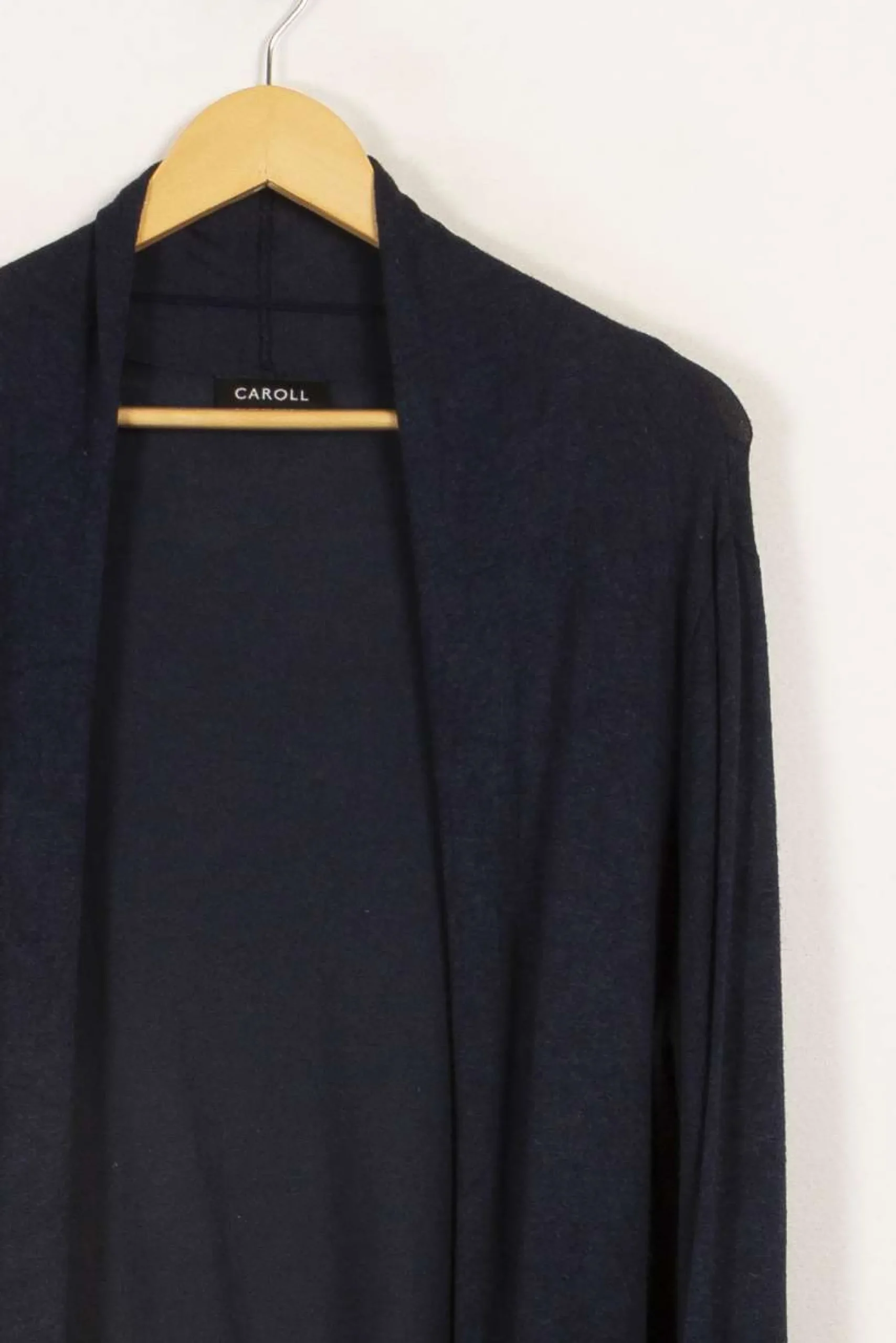 Shop Caroll Gilet foncé - Taille L/40 Bleu