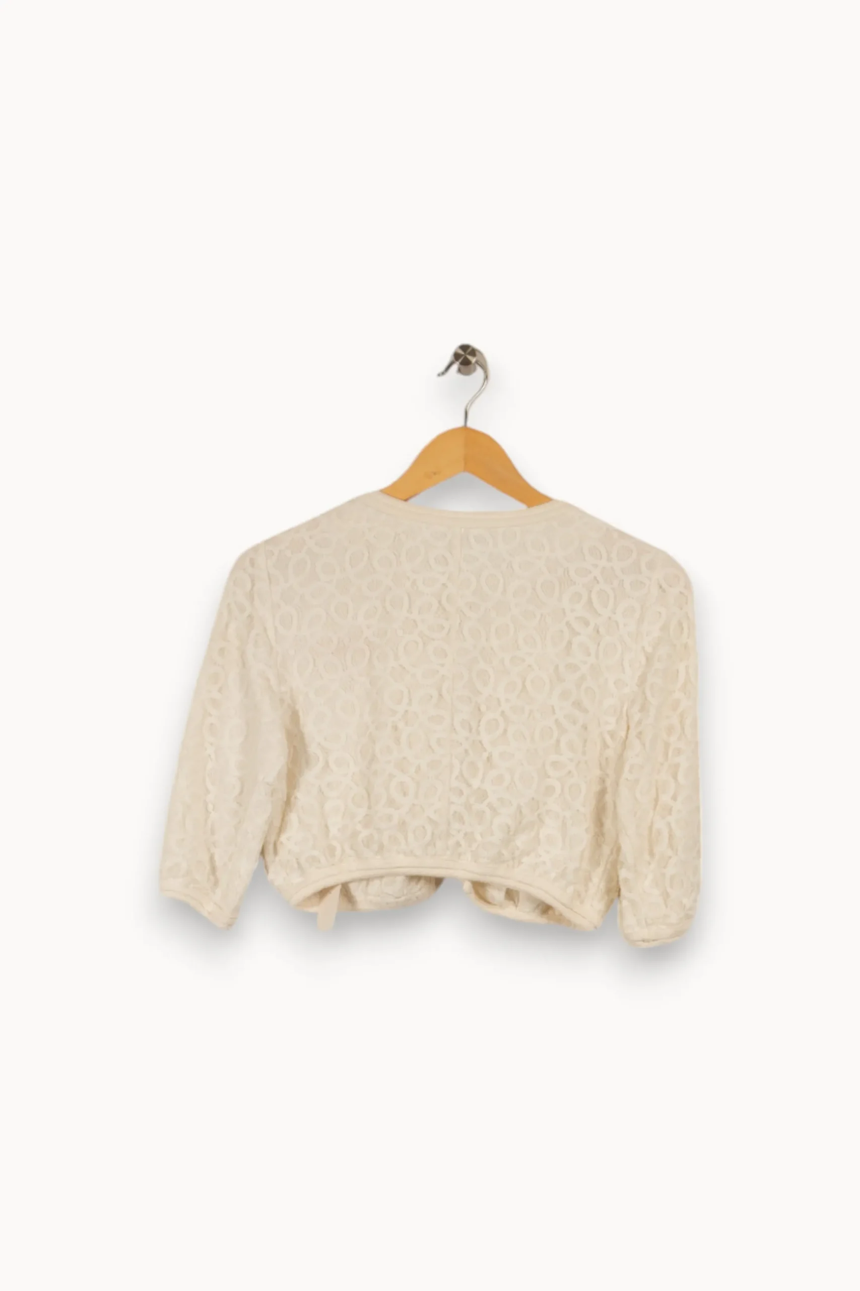 Sale La Fée Maraboutée Gilet en dentelle he - Taille M/38 Blanc