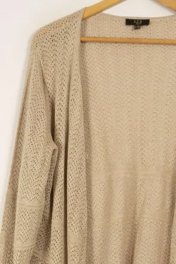 Hot Maison 123 Gilet en maille - Taille XXL/44 Beige