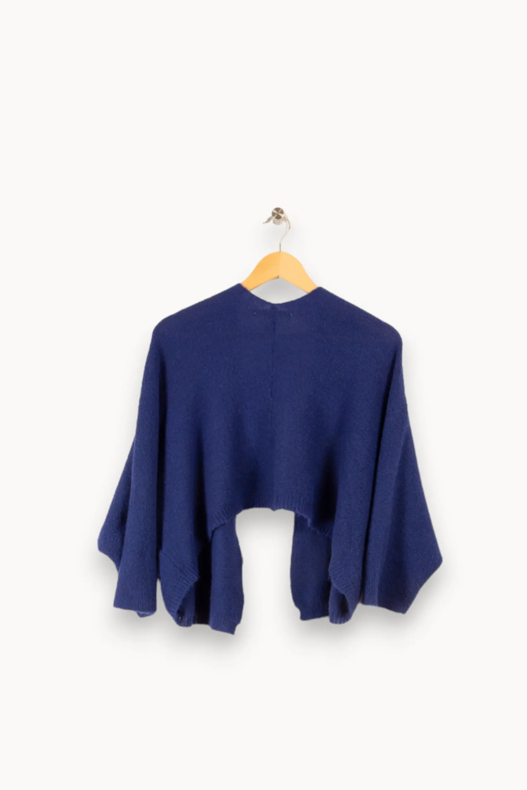 Clearance La Fée Maraboutée Gilet enveloppe court - M/38 Bleu