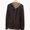 Outlet Majestic Filatures Gilet - Taille L/40 Gris